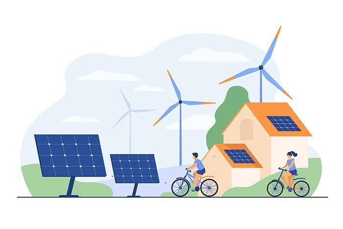 desarrollo sostenible en viviendas con energia solar fotovoltaica