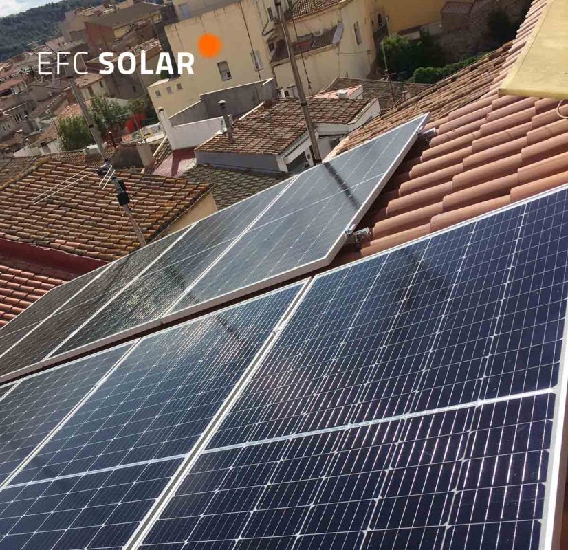 instalacion de paneles solares en olesa de montserrat barcelona energia solar