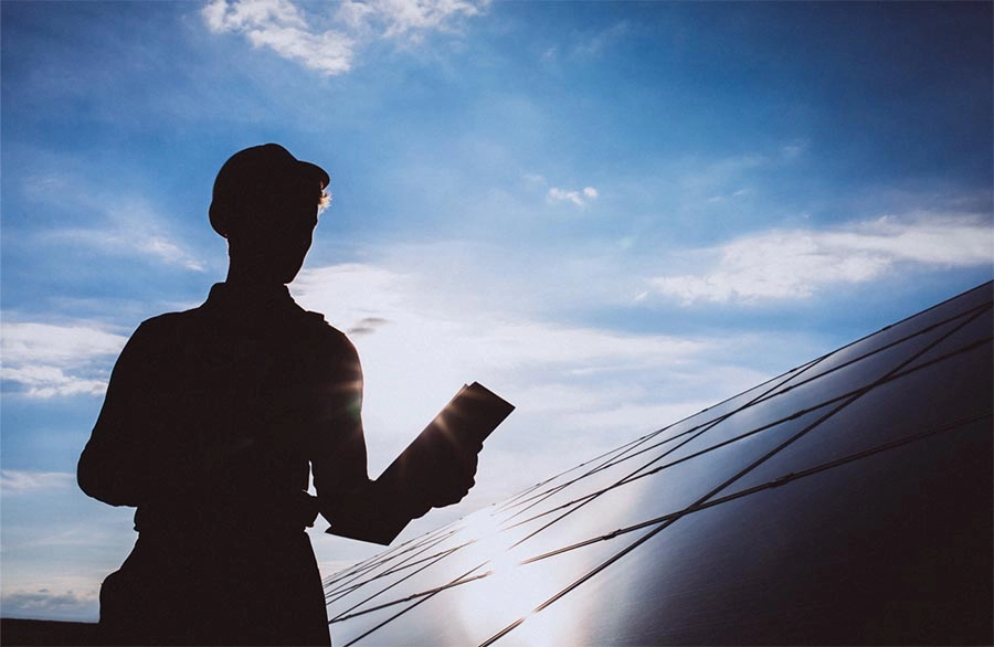 sombras en los paneles solares optimizadores