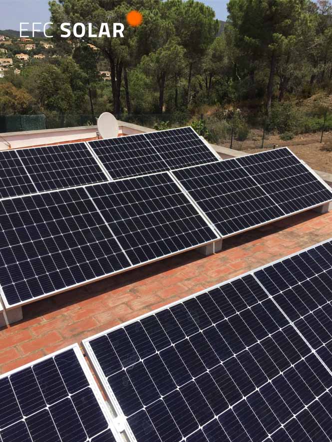 instalación de paneles solares en calonge girona