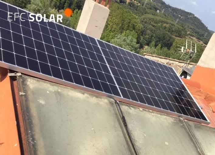 paneles solares en hostalric