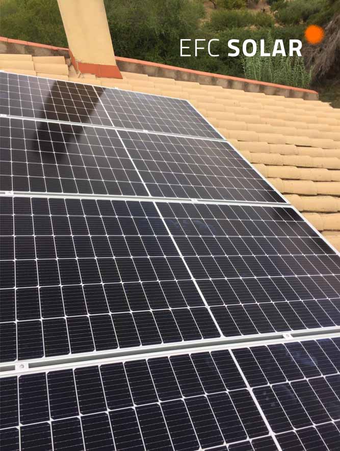 Instalación tejado placas solares en Abrera - Barcelona -