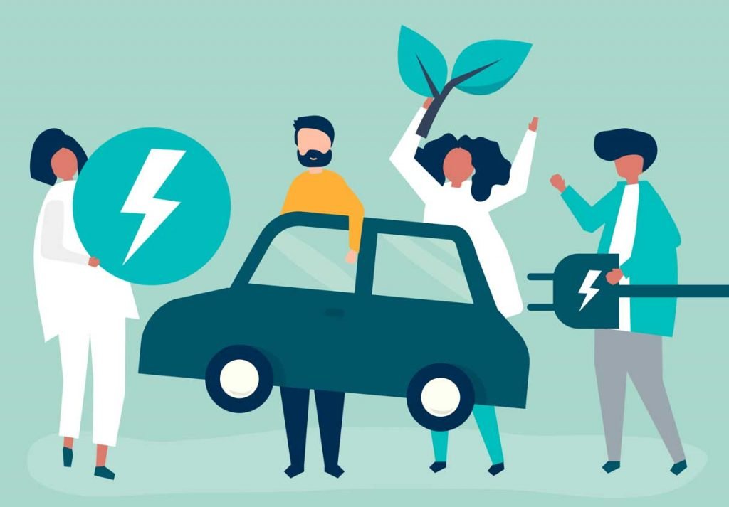 funcionamiento de cargadores de cheiculos electricos
