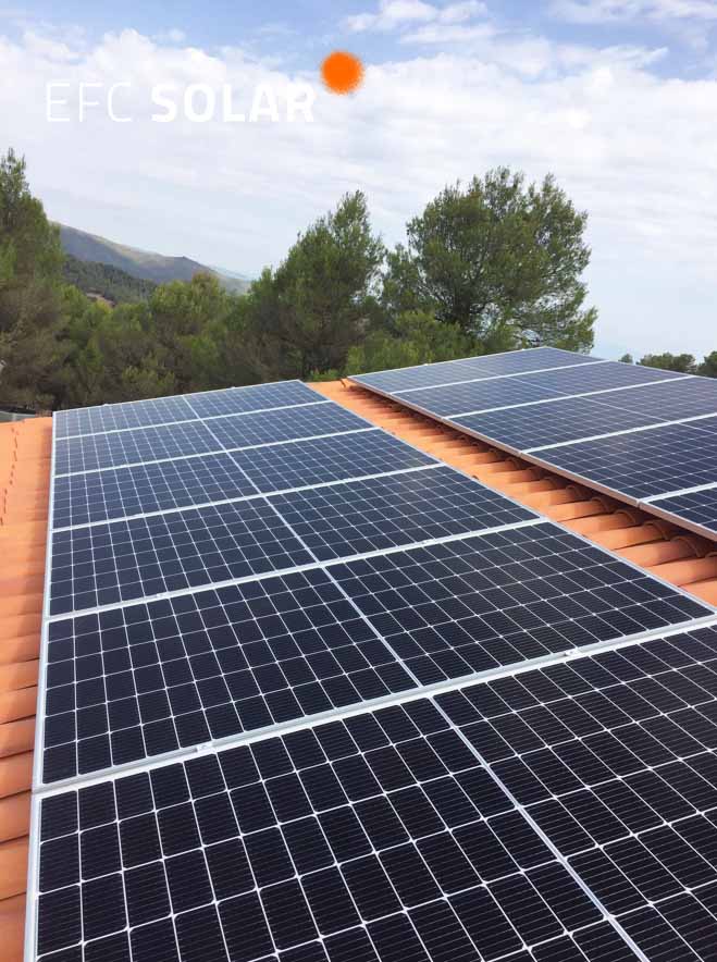 instalacion de paneles solares en Sant Salvador de Guardiola Barcelona