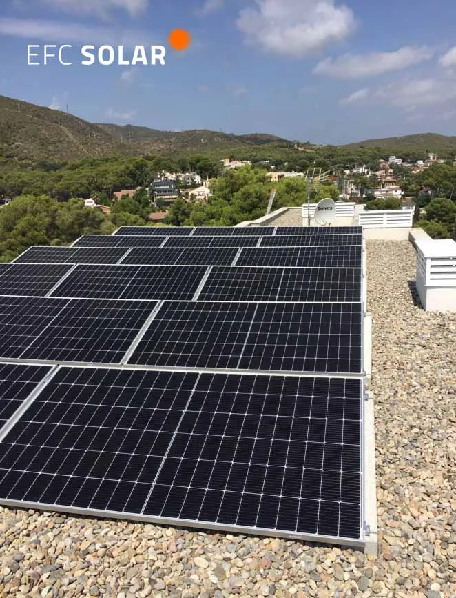 paneles solares en castelldefels barcelona energia solar
