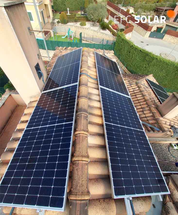 Instalacion paneles solares girona sant julia de ramis
