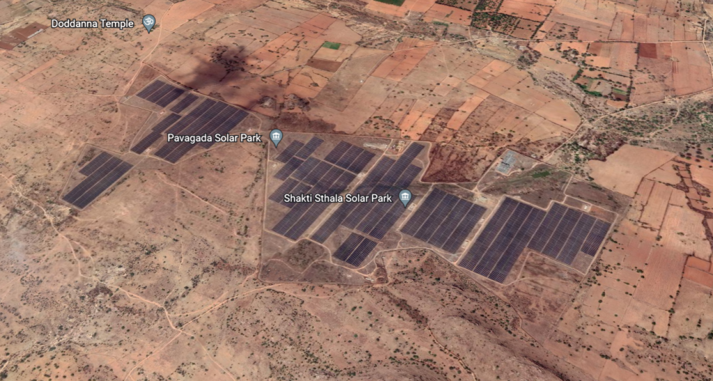paque solar fotovoltaico en India